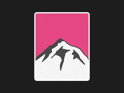 Hello, Dribbble! branding branding design debut design first shot hello hellodribbble illustration logo mountain vector
