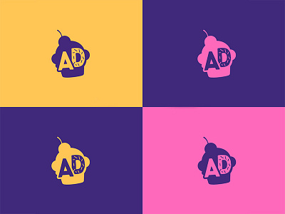 ArteDulces Symbol and its color variations branding design graphic graphicleo illustration logo logotipo typography venezuela