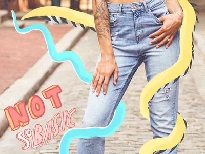 Dollface: Not so basic Collection 2d 3d adorable cute doll draw drawing hand lettering illustrate illustration illustrator lettering model models sketch snake