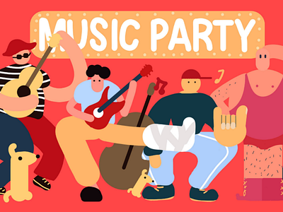 music party music