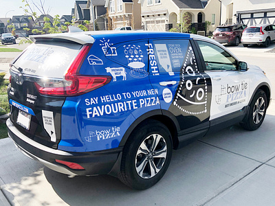 Car Wrap car car graphics car wrap illustration infographic pizza pizzeria slice vehicle graphics vehicle wrap wrap
