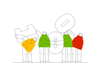 Lithuania 100 100 year character colour illustration illustration art people