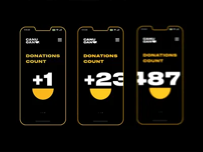 Canugan (non profit) branding charity count donations graphicdesign identity logodesign non profit ui