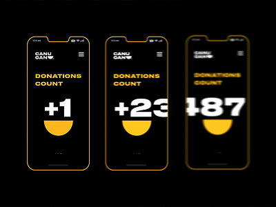 Canugan (non profit) branding charity count donations graphicdesign identity logodesign non profit ui