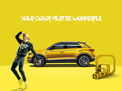 T-ROC（Colour） ad design graphic visual effects
