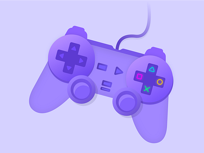 Gamepad branding design game gamepad games illustration paint photoshop sketch