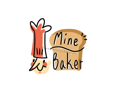 Mine Baker illustration logo photoshop sai