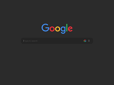 google search ui