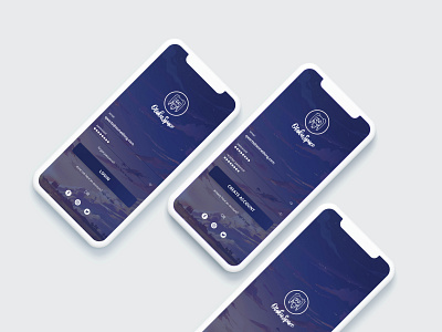 Iphone X App Sign Up Design 001 adobe xd adobexd app design appdesign dailyui dailyui001 ui