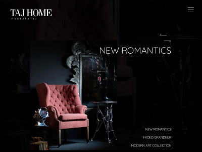 New Project branding dark design ui website