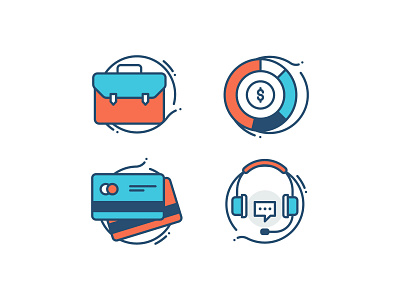 Business Icon atim bag bank business icon headphone support