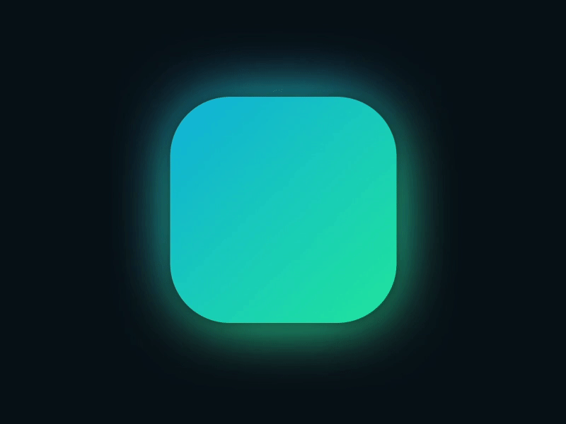Animated Glow Icon animated animated gif css gradient icon