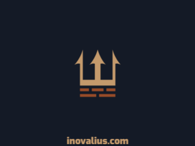 Poseidon Construction Logo building construction god logo design logo for sale logo maker logotipo poseidon real estate trident