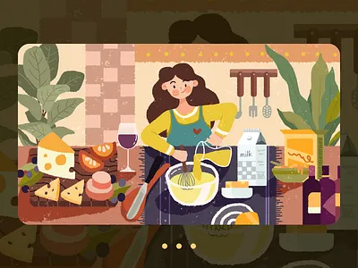 Delicious food design illustration 插图 设计