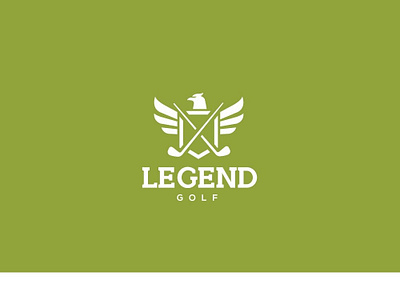 Legend Golf branding design esolzlogodesign icon identity illustration legend golf logo logomark