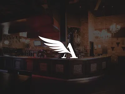 A Wing Logomark angel branding figma icon logo logomark wings wip