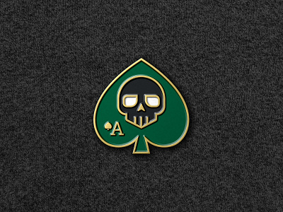 Enamel Pin Badge Mockup ace of spades branding design download enamel pin badge graphicdesign icon illustration logo logodesign minimal mockup mockup psd photoshop realistic skull vector