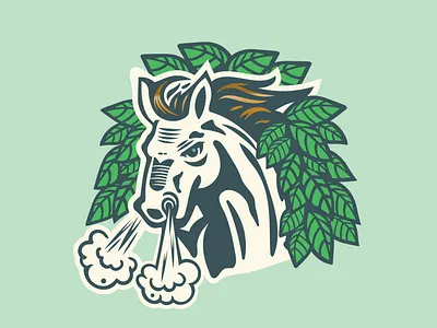 Longtucky Spirits canned cocktails craft spirits illustration mint julep packaging race horse whiskey