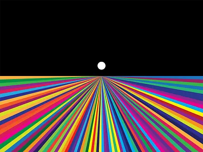 Dreams Mirror Truth colour doodle graphic design illustrator line art op art optical illusion pattern poster psychedelic shape trippy vector visual