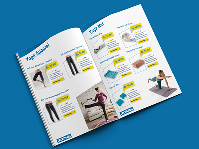 Decathlon Mockup Catalouge catalouge design icon illustration layout