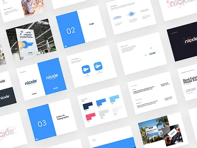 Nickle Brandbook brand brandbook branding branding agency design guildelines icon illustration logo team logo typography ui unfold usage ux web website