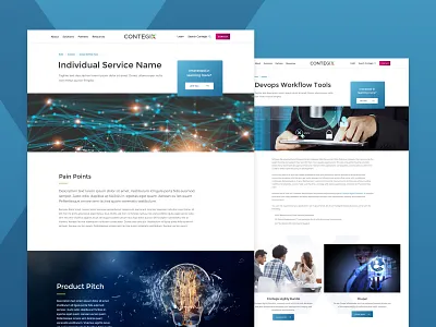 Contegix Interiors components design design system desktop flexible layouts landing product responsive service ui uidesign ux web design