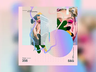 City Gal. adobe art city collage collageart color gradient gradient design illustration love photoshop poster posterdesign retro surreal swiss texture type typography vector