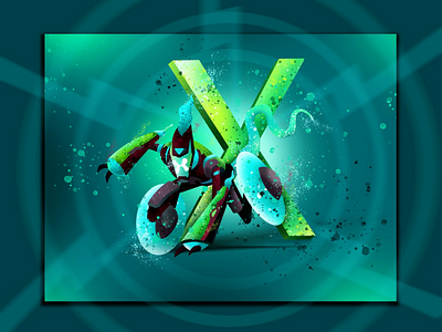X for xlr8 ben 10