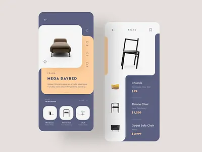 Curvy AF 🕺 af app browse dashboard flat furniture ios iphone list minimal mobile sexy shop simple ui ux