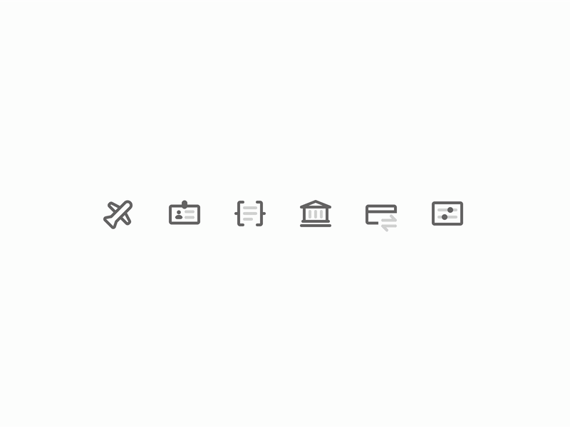 Pilot Navigation Icons airplane bank banking configuration creditcard customers finance iconography icons iconset nav navigation settings transactions web