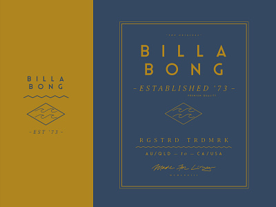 Billabong - Divide Tee apparel apparel graphics graphic modern surf t shirt tee design typography