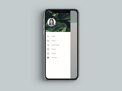 iPhone X Header Navigation app dailyui dashboard design header navigation illustration minimal sketch ui ux