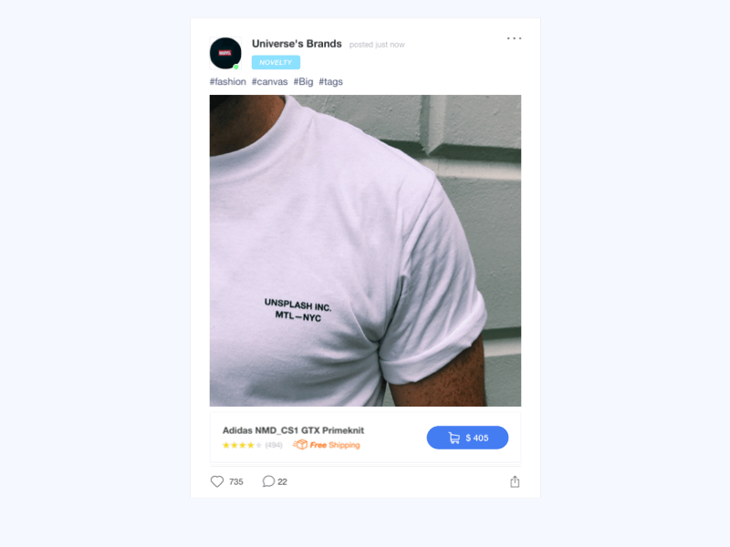 Sell ​​on Twitter! my suggest! Quick add product to cart add to basket add to cart addtocart interaction design micro animation popover quick view web