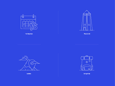 Traveling Icons adobe xd app branding design icon illustration minimal ui uidesign vector website