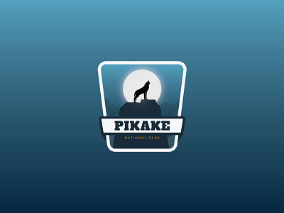 National Park Logo brand branding branding design branding designer daily challange daily logo daily logo challenge daily logo design illustration logo logo a day logotipo logotype logotypedesign national park patch design patches sticker stickers wolf logo