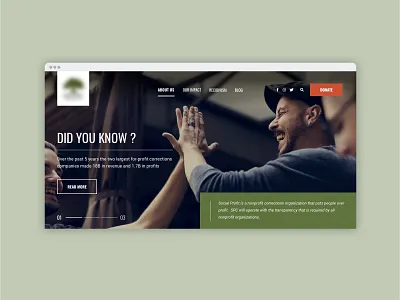 Slideshow Website banner concept corporate design module non profit section slider slideshow ui ux vector web website