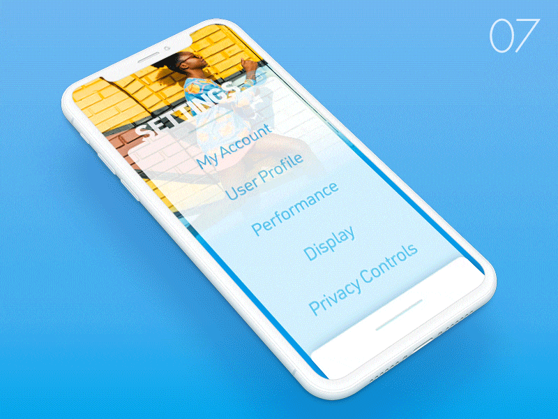 User Profile Design | Daily UI 07 app design interaction runner ui