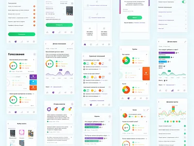 Zoome Mobile App android app clean flat ios light minimal poll vote