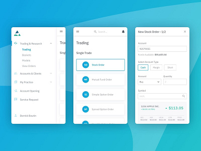 Trade PMR app branding design development portfolio ui ux ui