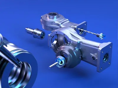 CNC WIP 3d brand design landingpage logo modern product rednder redshift simple typography ui ux website white