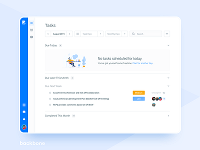 Task Manager backbone plm product design project management schedule sketch task task manager to do