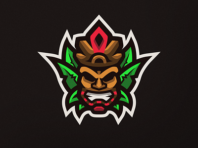 Tiki Mascot branding esports esports mascot esportslogo illustration sports tiki