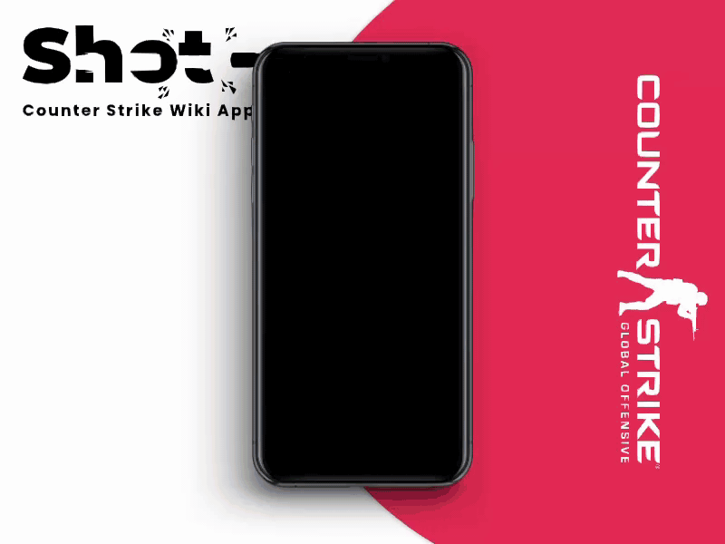 Counter Strike Wiki App adobe xd ak47 animation app branding counterstrike design guns interaction interaction design logo microinteraction minimal terrorist ui user experience userinterface ux weapons