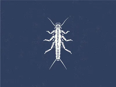 Fly Fishing Badge - 2 angler badge fishing fly fishing fly shop hardy illustration reel stone fly