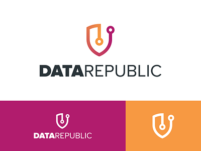 Data Republic Branding Concept brand design brand identity branding concept identity identity design logo