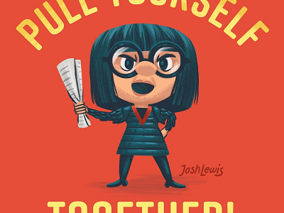 Pull Yourself Together! children disney disney art edna mode fanart illustration kidlit kids pixar the incredibles