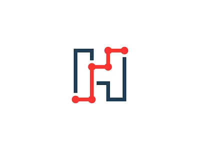 letter "H" + diagram chart charts design diagram diagrams graph graphs h letter letter h logo logotype