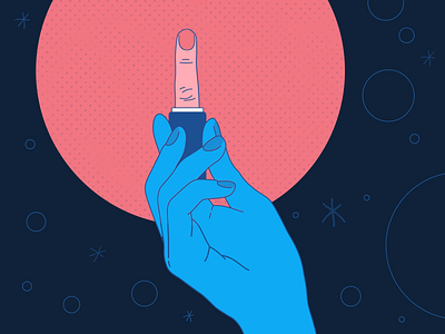 🧟Helloween lipstick 💄 finger hand illustration lipstick man vector