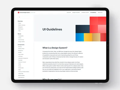 Design System article bank design system dls guidelines ipad ipadpro pattern sidebar singapore ui kit