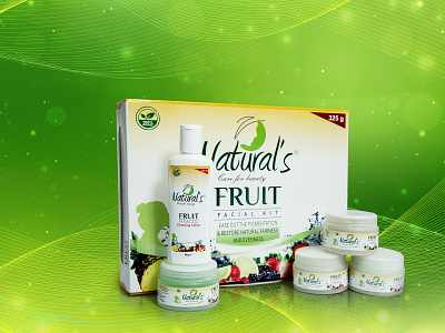 Fruit Facial Kit Packaging Design beauty face facial label nisha nisha droch nisha f1 pack design packaging product design product label product packaging